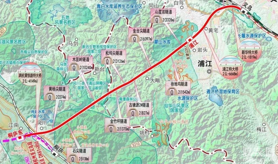 离通车又近了！杭温铁路二期全线首座隧道顺利贯通